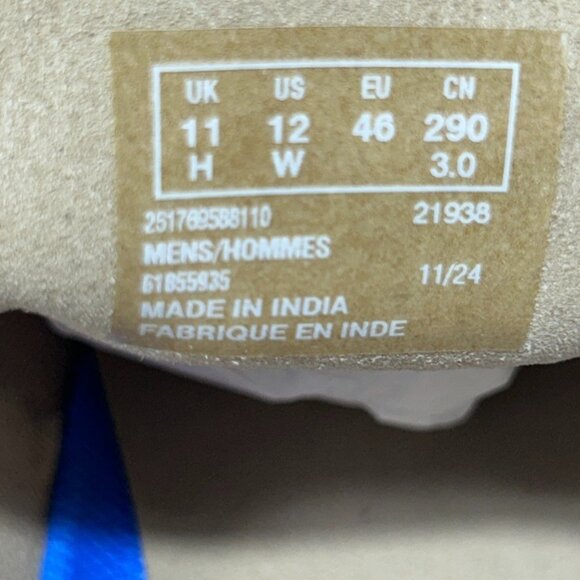 Clarks Flexway Daim‎ Sable Men's Loafers Shoes San Suede US 12W - No Box - Picture 8 of 12